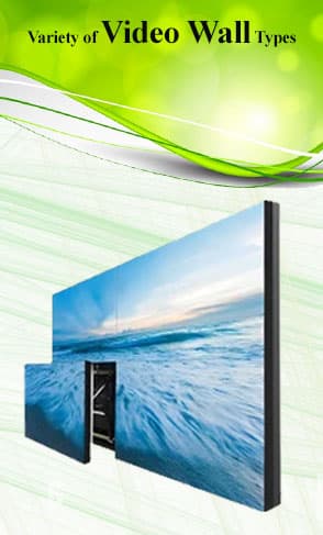 Supply of all types of video walls