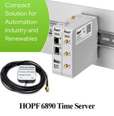 The smallest time server for industrial and instrumentation needs